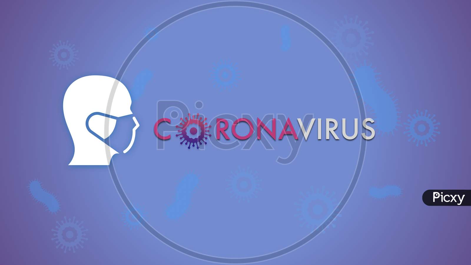 Corona Virus 2020, Alert background design