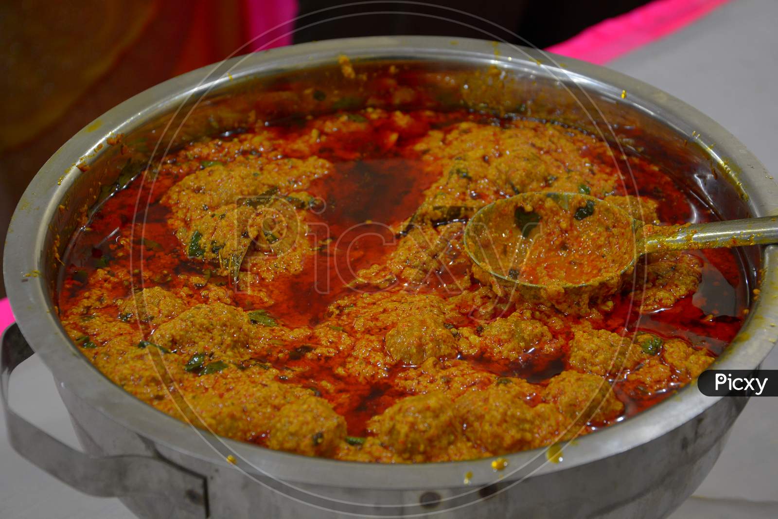 Image Of Food Stalls With Indian Food Items At An Indian Wedding Feast Eb713553 Picxy