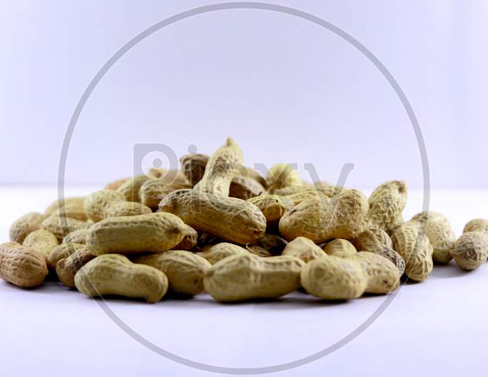 Penuts Isolated On A White Background