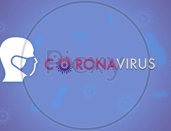 Corona Virus 2020, Alert background design