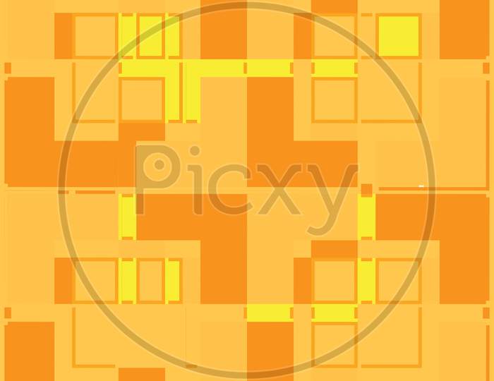 geometric pattern in orenge and yellow color with brush effect