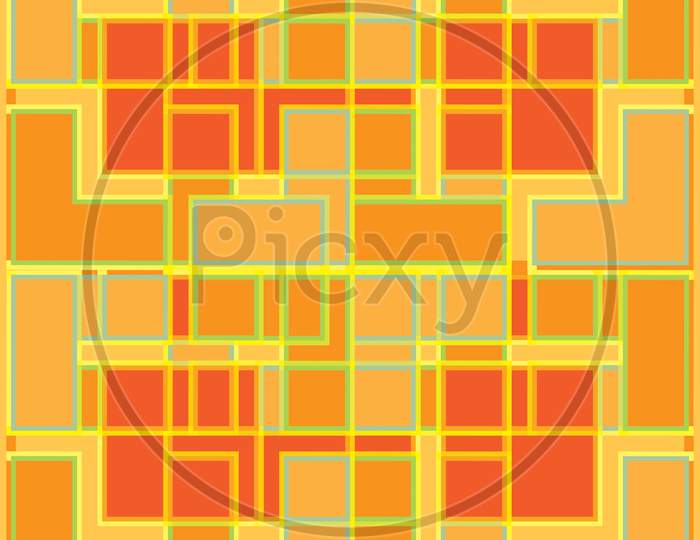 geometric pattern in orenge and yellow color,Brush effect