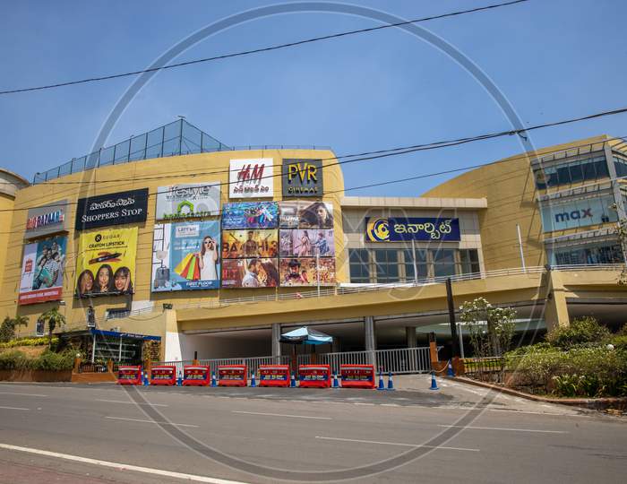 Inorbit Mall Has Been Closed   in Hyderabad  As Indian Prime Minister Narendra Modi Called For a 14 Hour Janta  Curfew Or Self-imposed  Quarantine To Break The  Highly Contagious  COVID 19 Or Corona Virus Spread