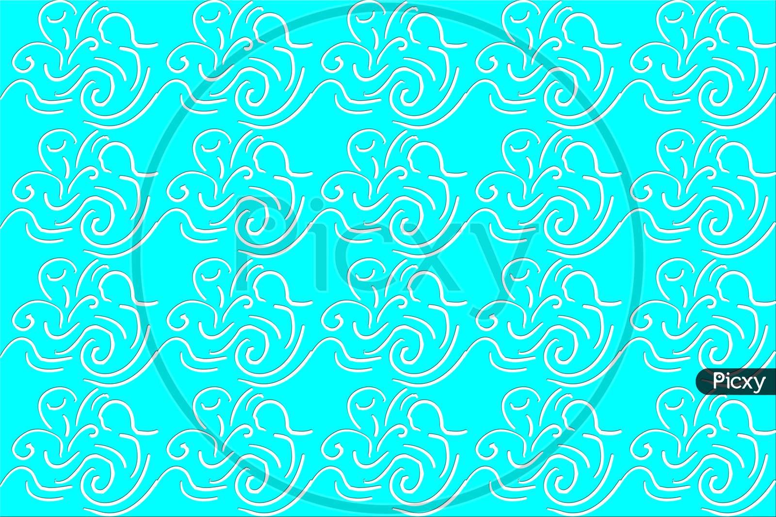texture background in blue color with line art
