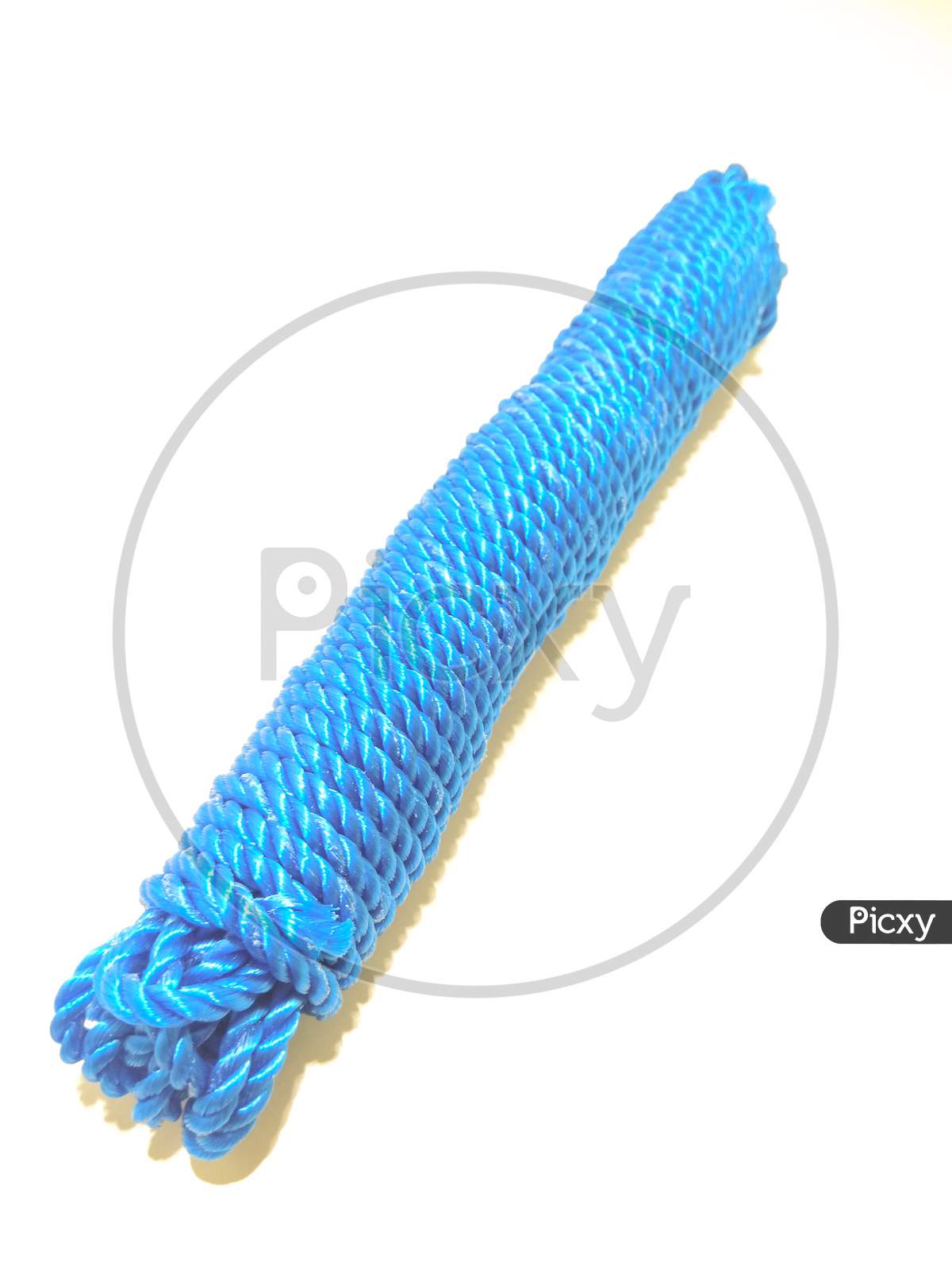 Nylon Thread Over an Isolated White Background