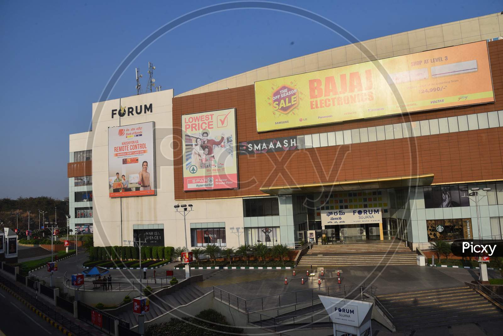 Closed Forum Mall, Janata Curfew, March 22,2020, KPHB,Hyderabad