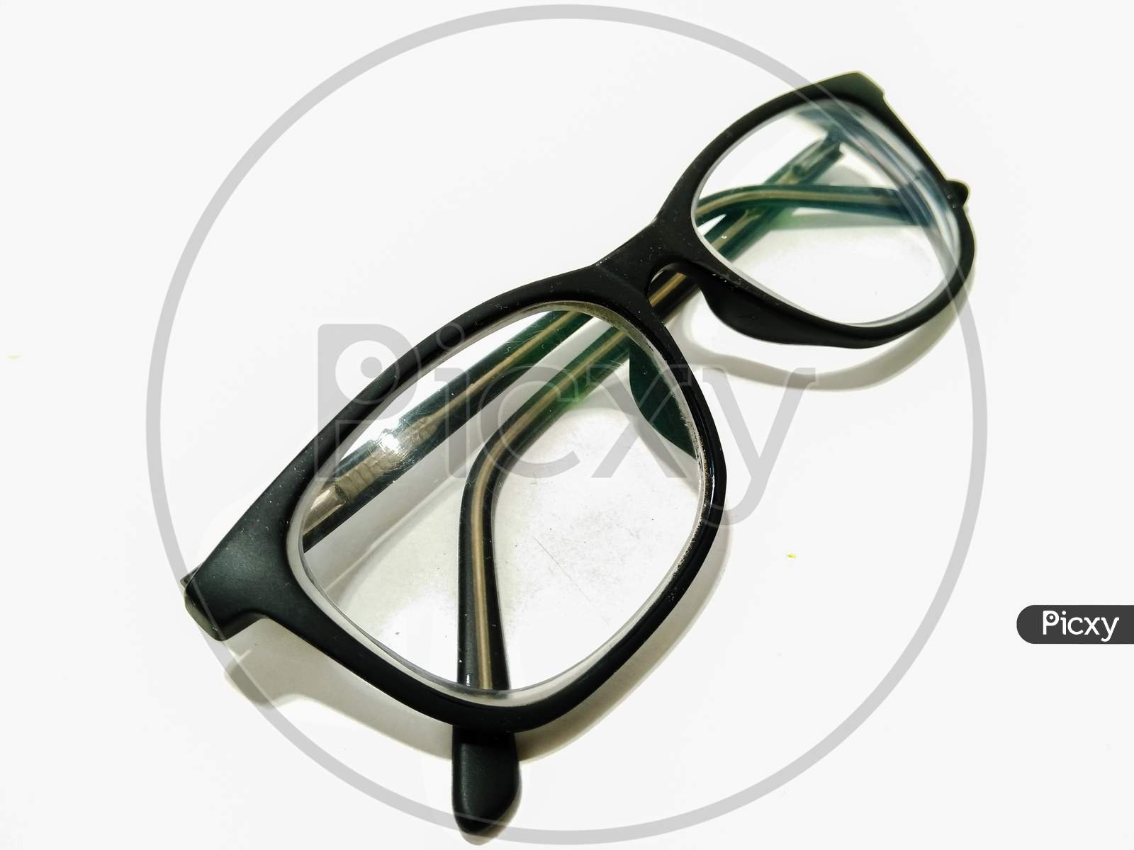 Eye Glasses Or Spects Over an Isolated White Background
