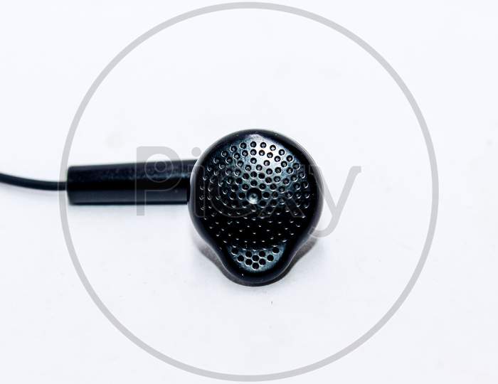 Ear Phones Over an Isolated White Background