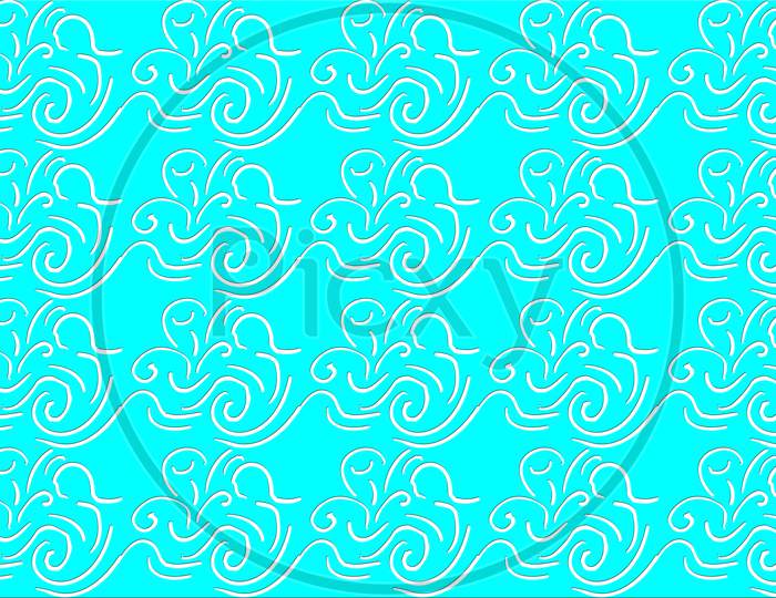 texture background in blue color with line art