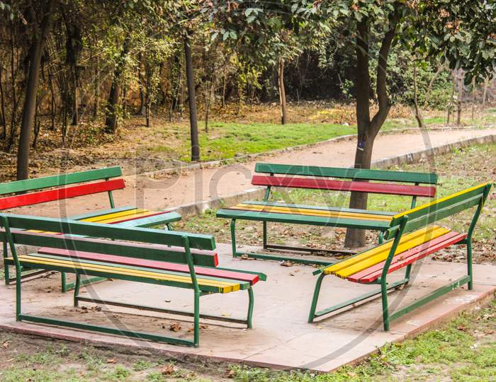 Benches In an Park