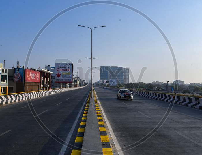 Empty Roads, Janata Curfew, March 22,2020, KPHB,Hyderabad