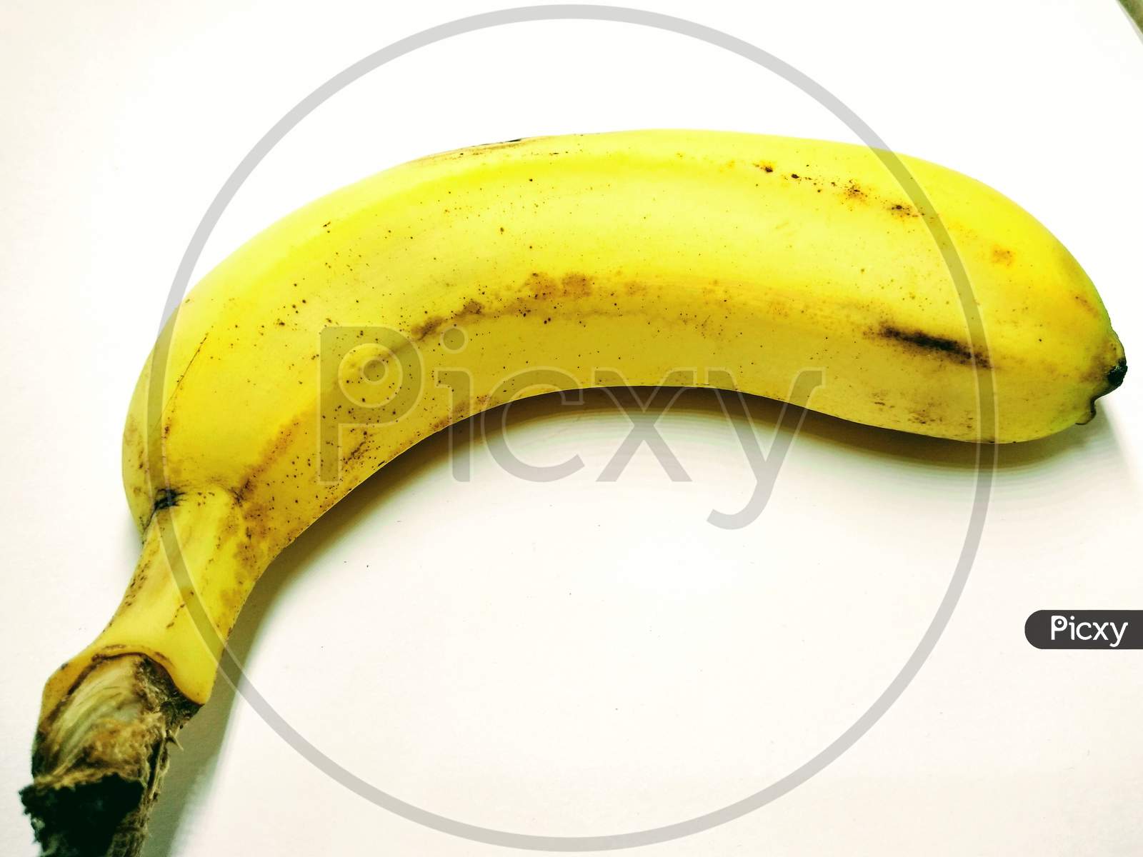 Banana  Fruit Over  an Isolated White Background