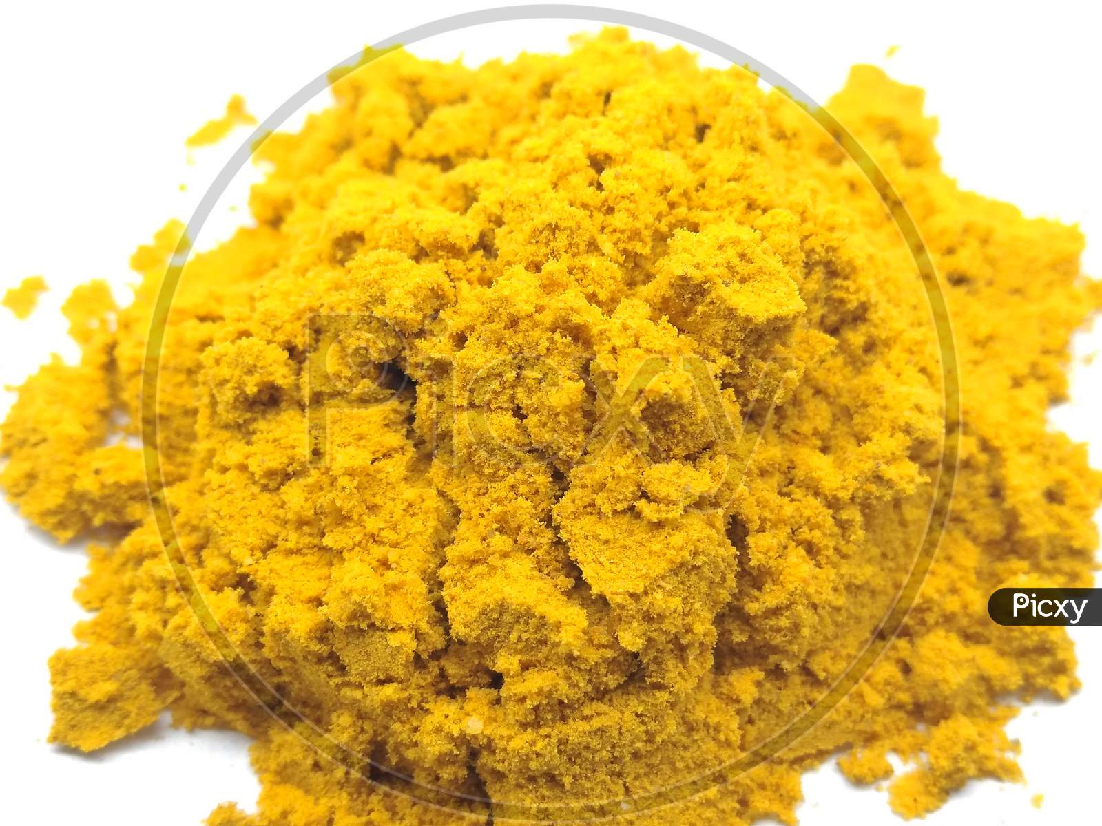 A picture of haldi powder