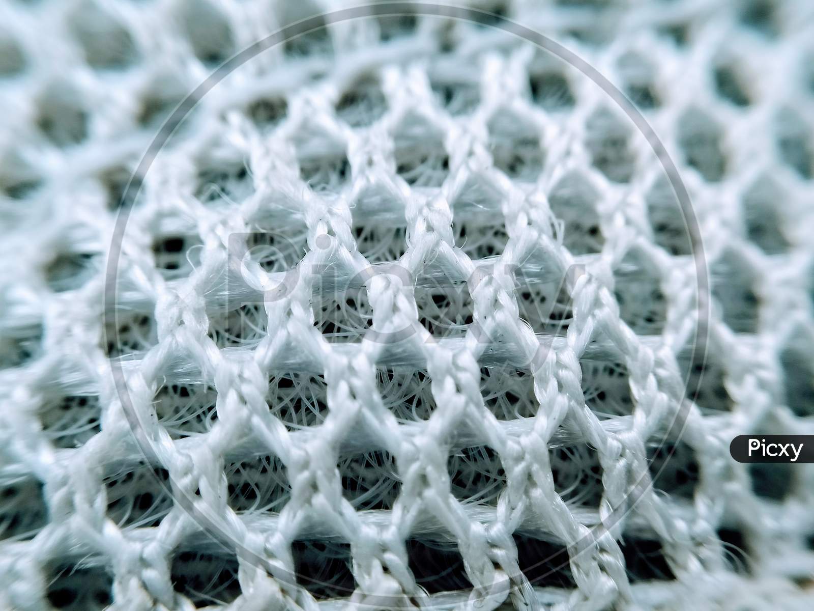 Texture of a Woolen fabric Closeup