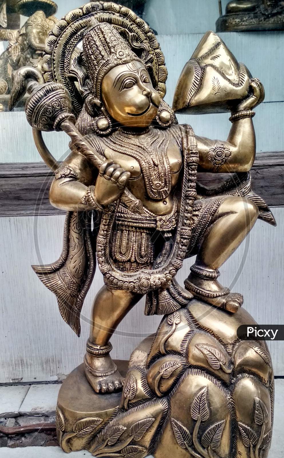 Lord Hanuman Iron Statue