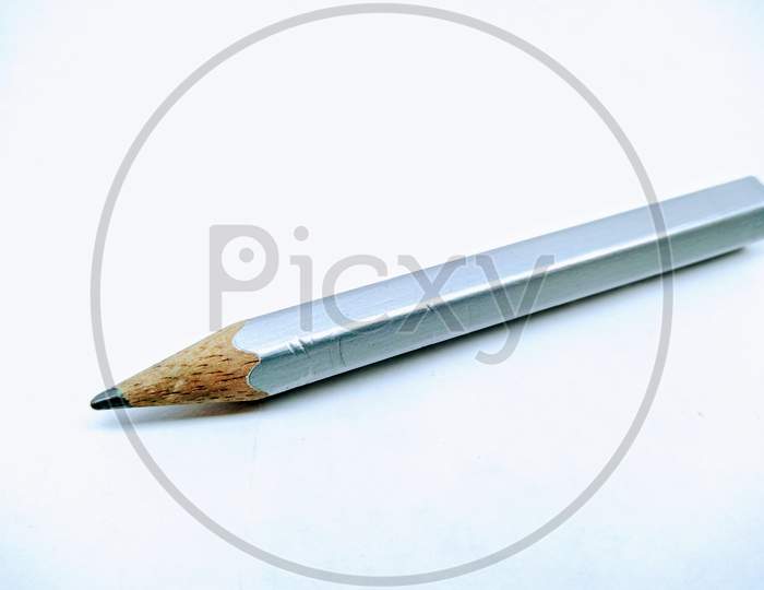 Pencil on White Background