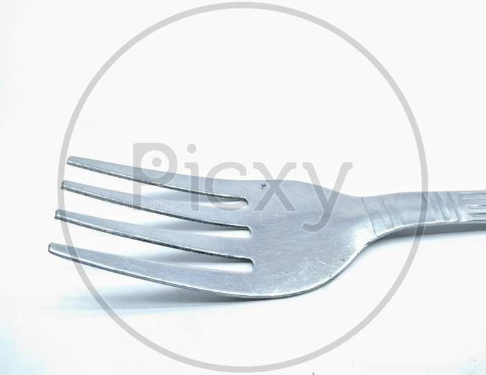 Fork On White Background
