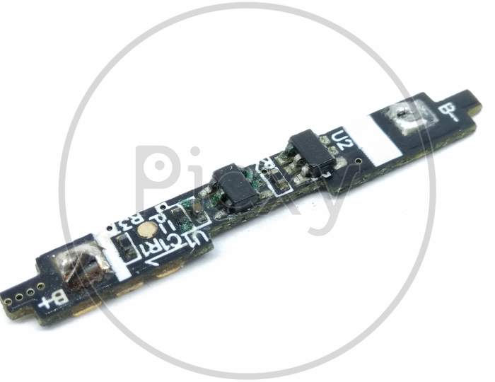 Mother Board Strip On White Background