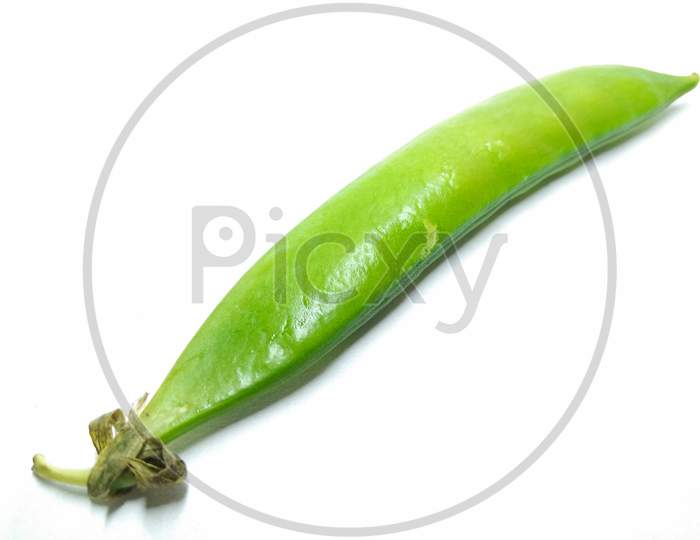 A picture of green peas