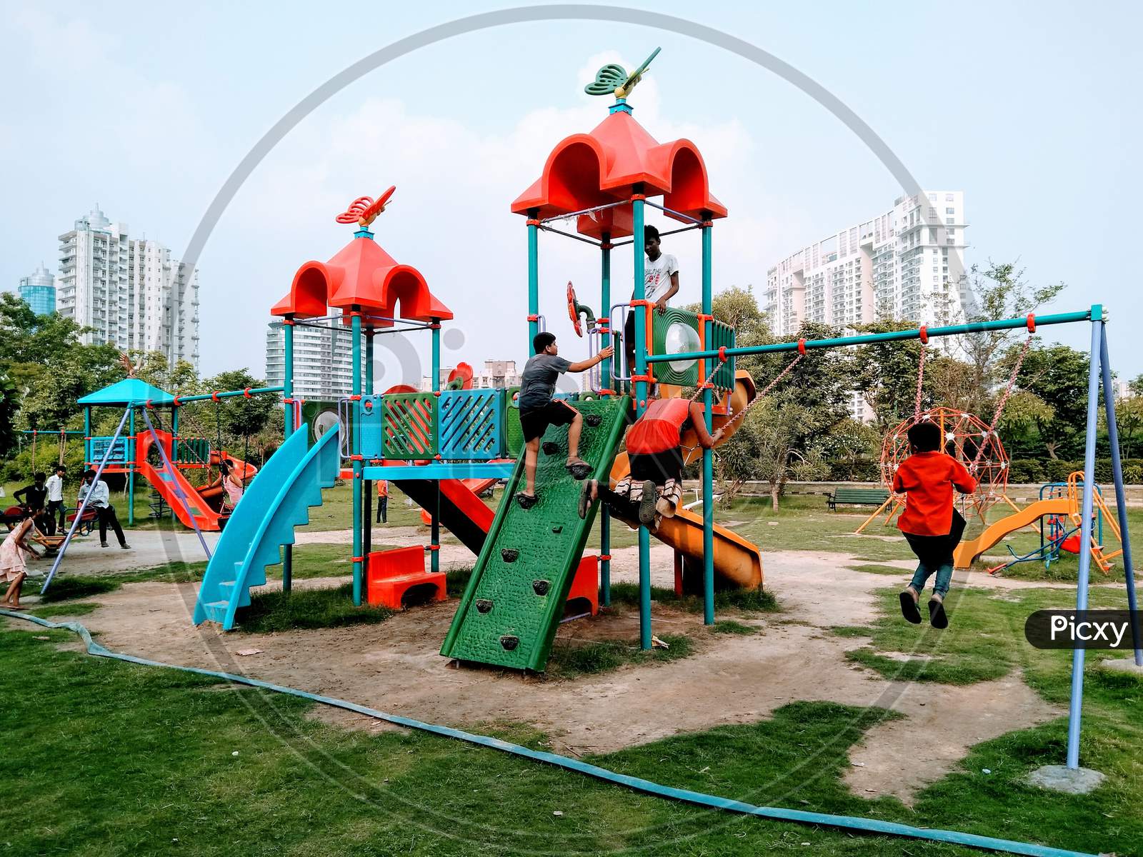 Children Playing At a Park