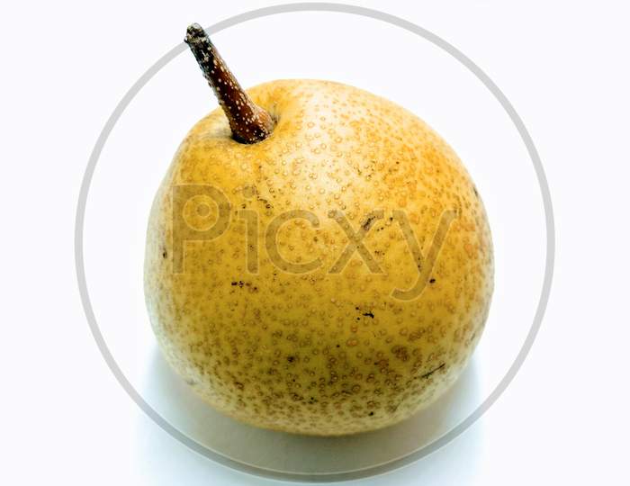 Pear Fruit Over an isolated White Background