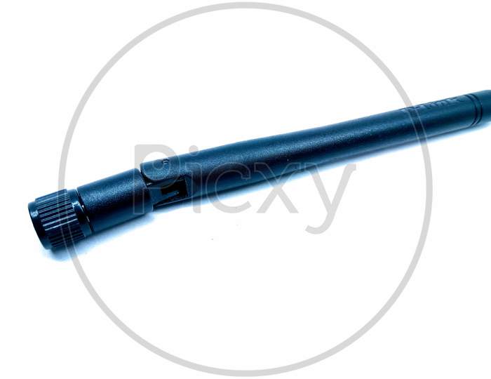 Digital Pen Over an Isolated White Background