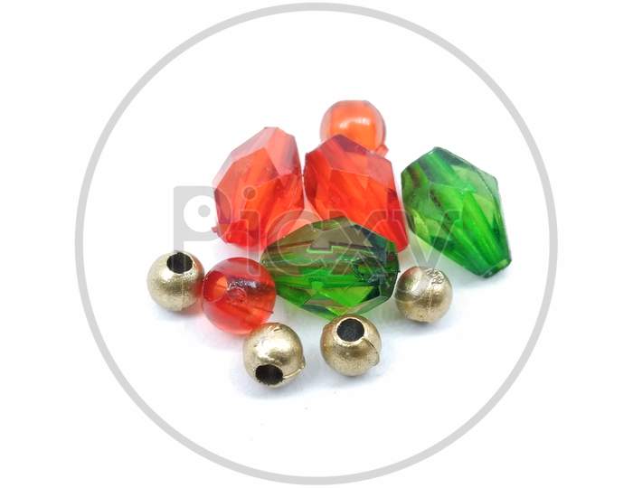 Colour Gems On an isolated White Background