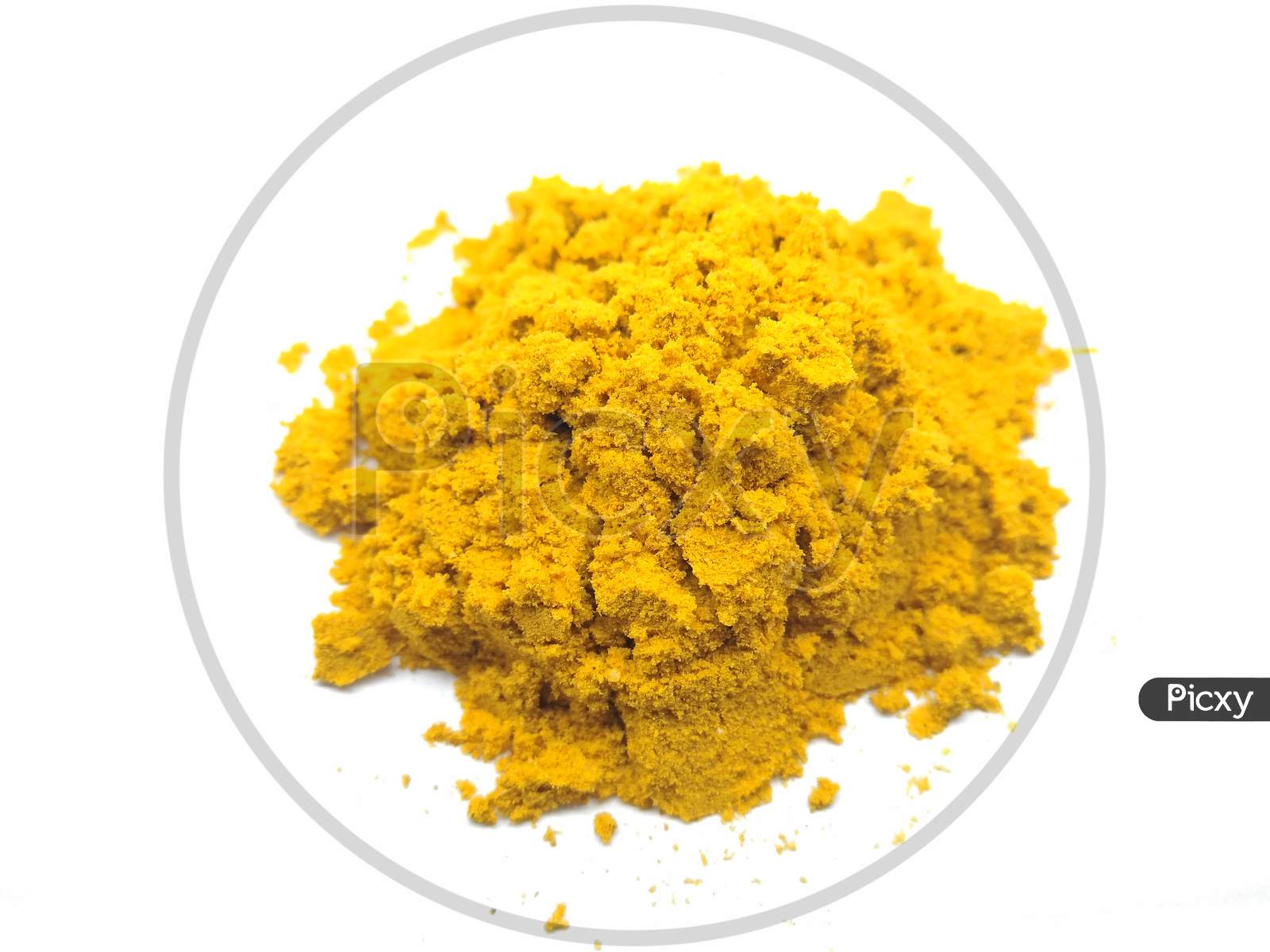 A picture of turmeric powder
