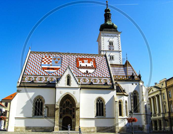 St. Mark's Church in Zagreb, Croatia.