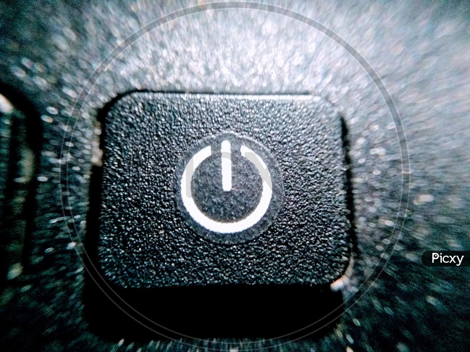 Power Button Closeup