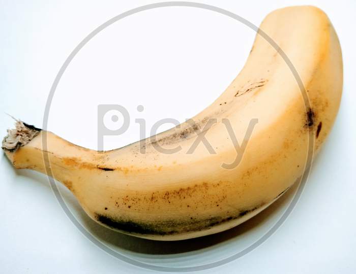 Banana Over an Isolated white Background
