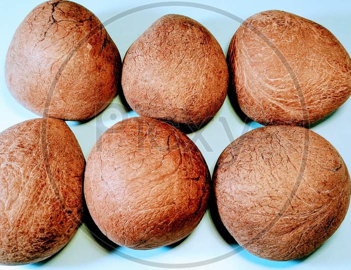 A picture of coconuts