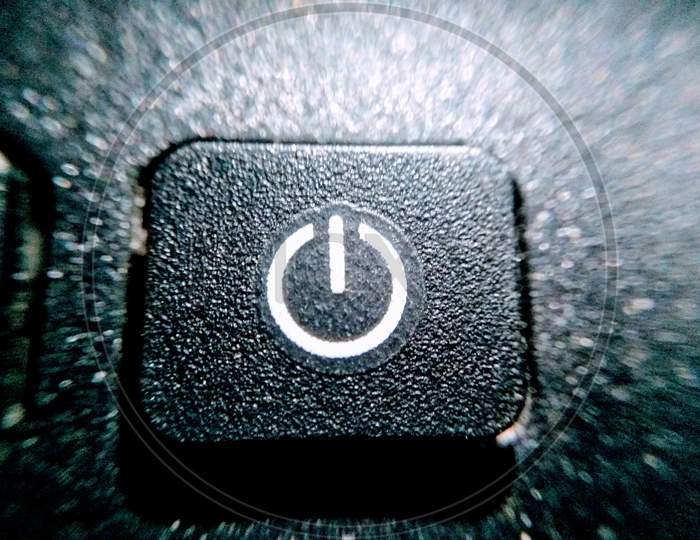 Power Button Closeup