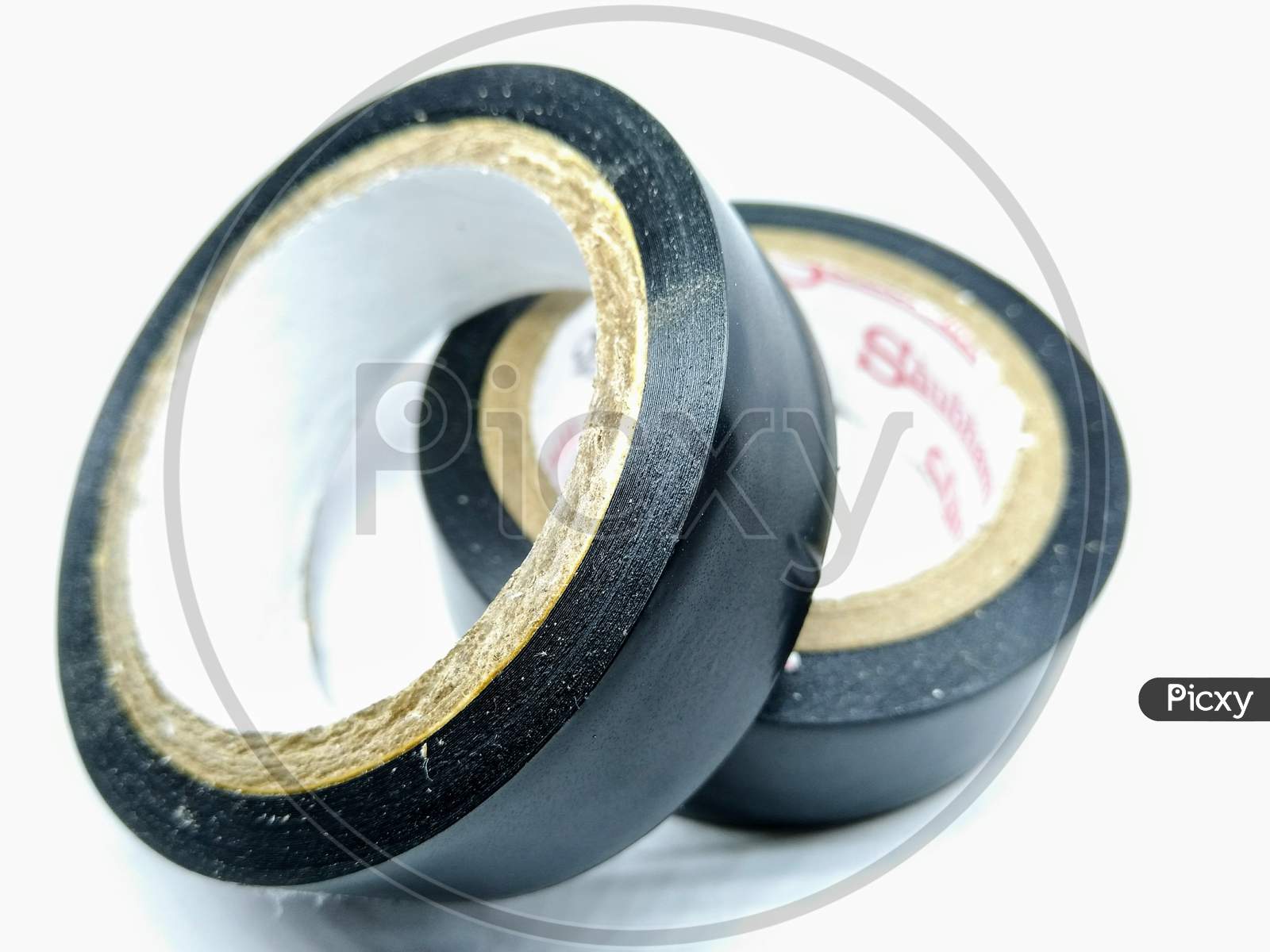 Electrical Tape Closeup On White Background