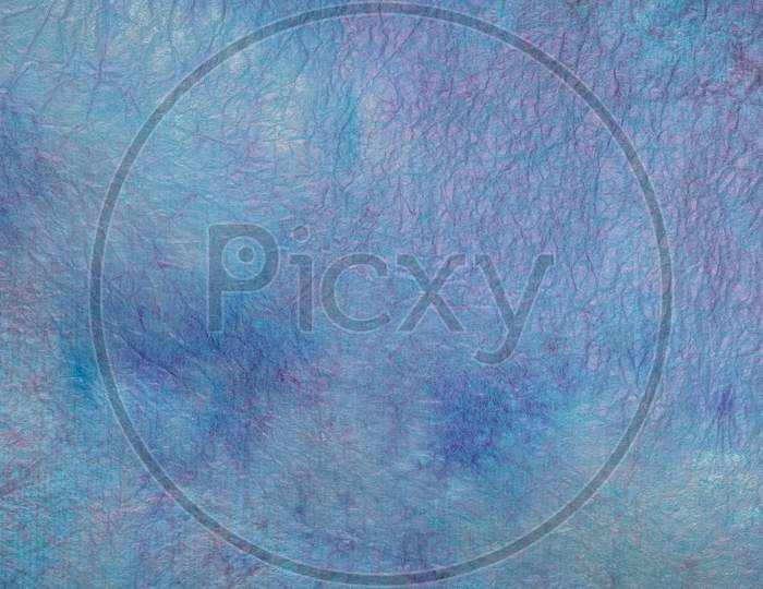 Background Of Purple And Blue Marbled Momi Paper, Panoramic Banner