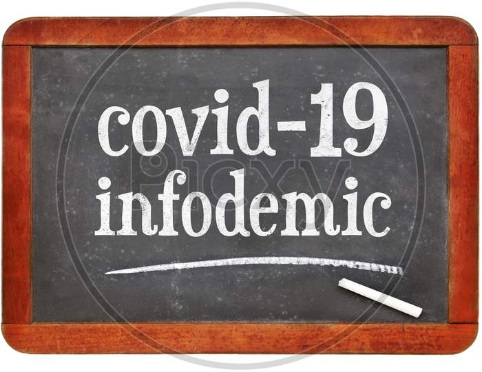 Coronavirus, Covid-19 Virus Outbreak Word Cloud On A Black Board , Health, Medical And Social Concept