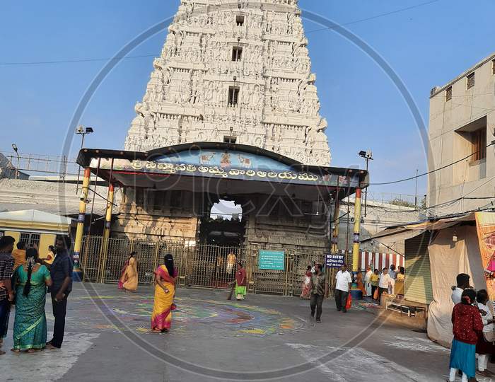 Hindu Temple Shrine Of Sri Padmavathi Goddess in Tiruchanoor