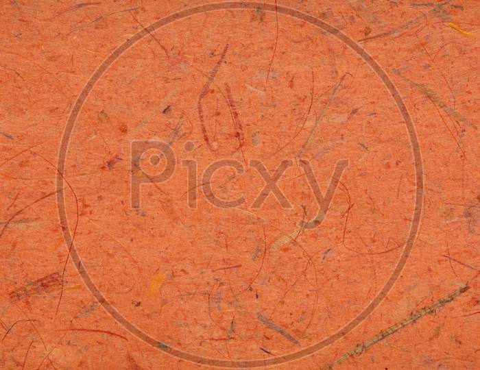 Background Of Sienna Thai Banana Paper With Heavy Banana Bark Inclusions, Web Banner
