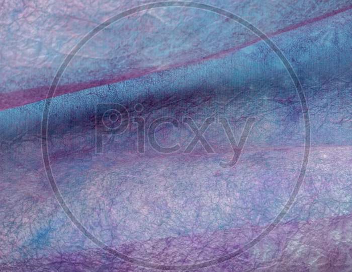 Background Of Purple And Blue Marbled Momi Paper