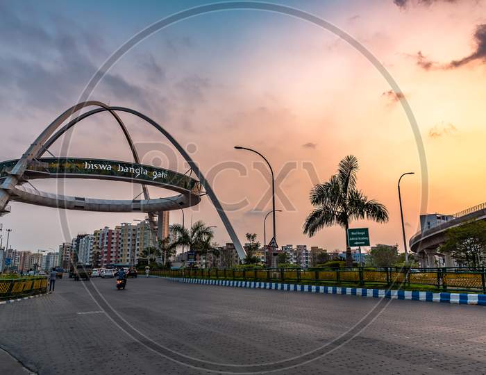 Biswa Bangla gate or Kolkata Gate.