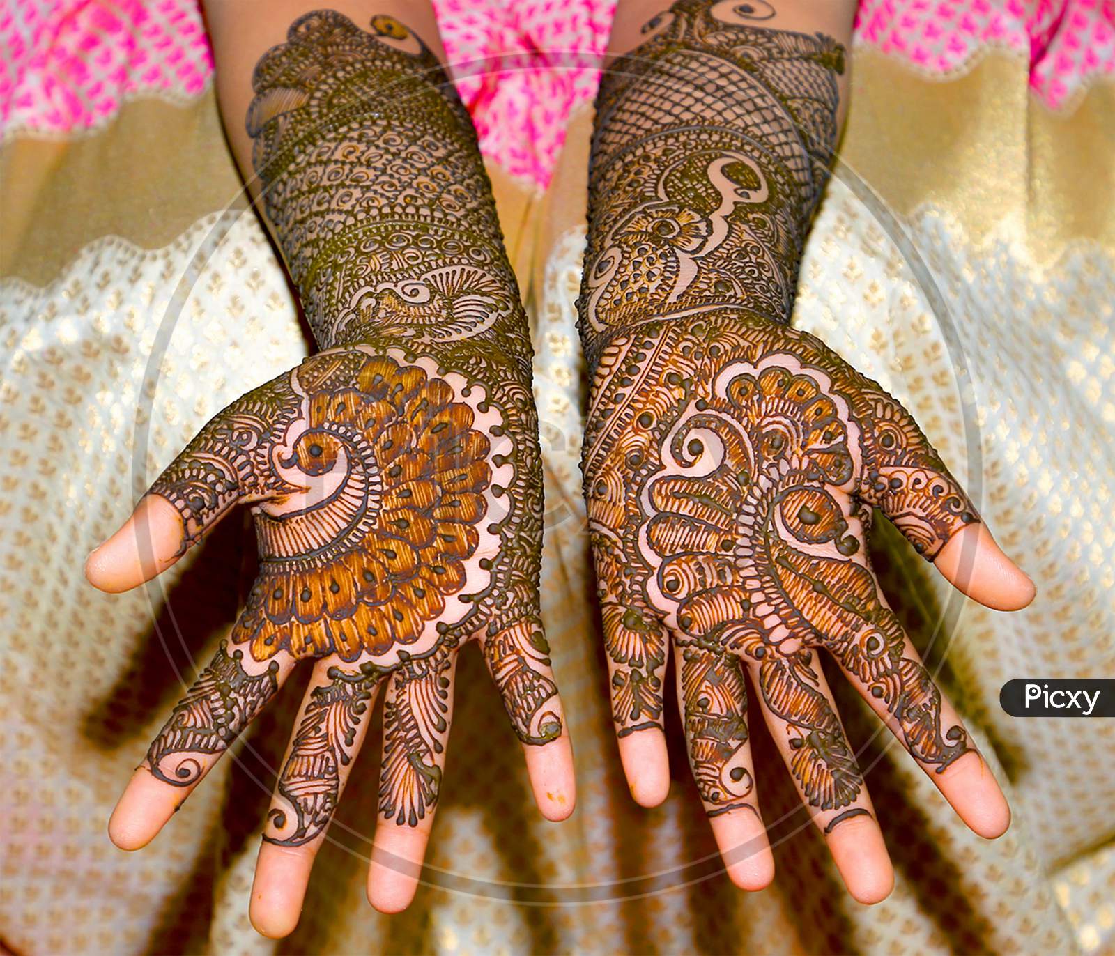 Mehndi Hands For Girls In Wedding