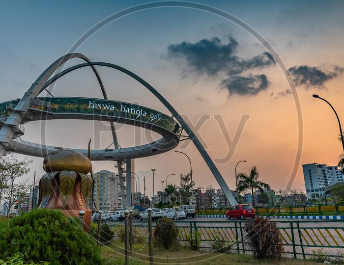 Biswa Bangla gate or Kolkata Gate.