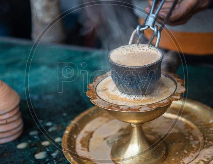 Milk tea/Tandoori Chai.