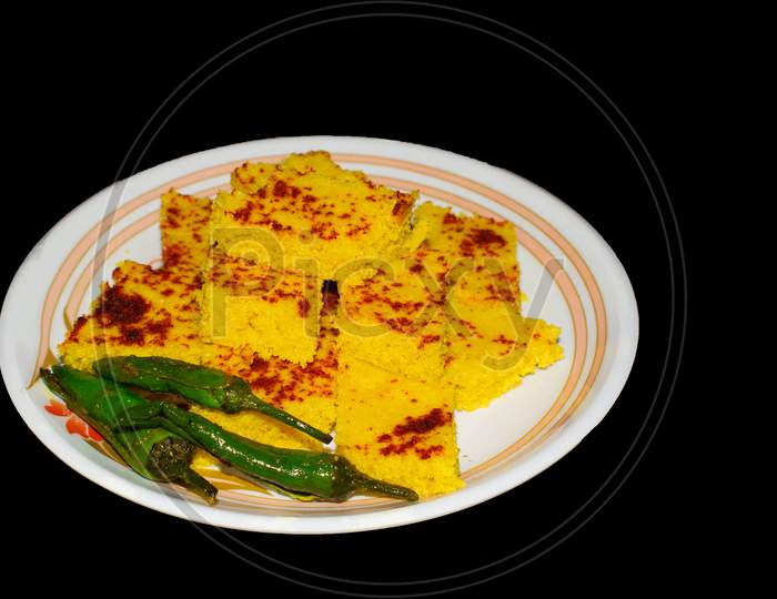 Khaman-Dhokla Indian breakfast, luch and also dinner