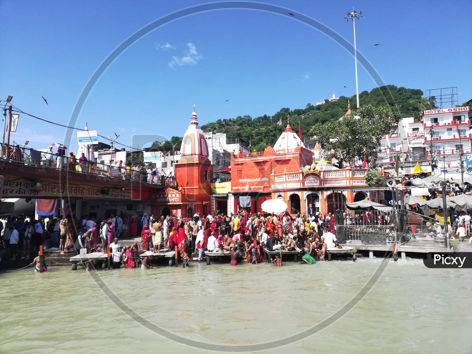 Har Ki Pauri A Famous Ghat On The Banks Of The Ganges In Haridwar In The Indian State Of Uttarakhand