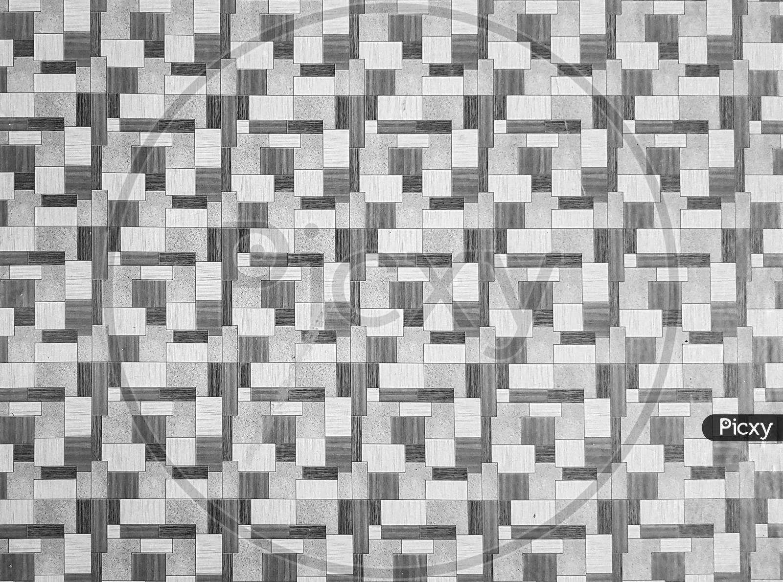 abstract tile monochrome pattern background image.