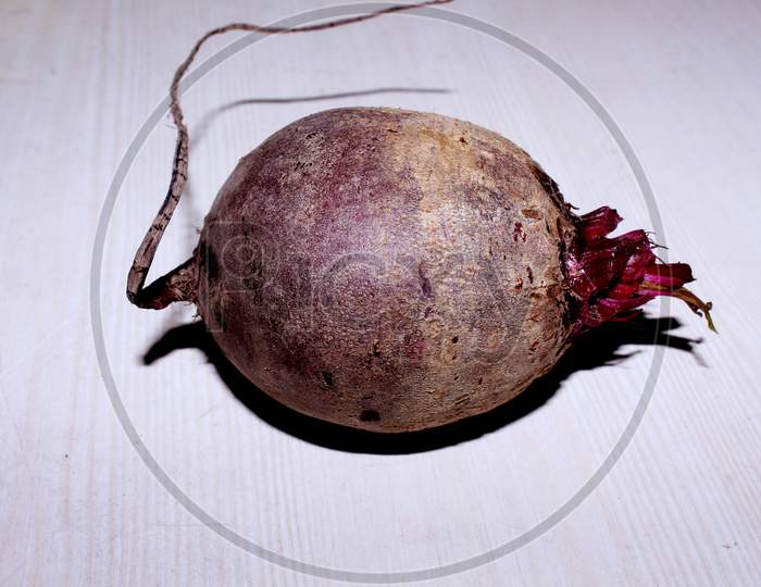 Beetroot Vegetables Over an White  Background