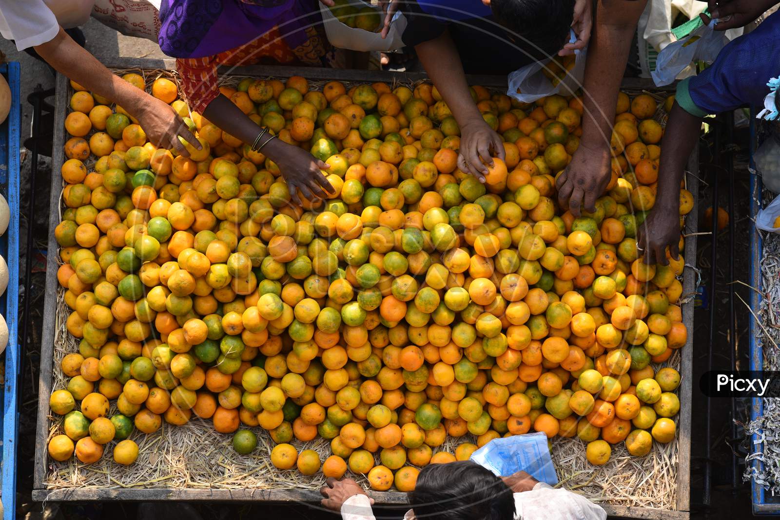 People buy citric acid rich fruits like orange, mausambi fruits to increase their immunity amid corona virus pandemic in Hyderabad