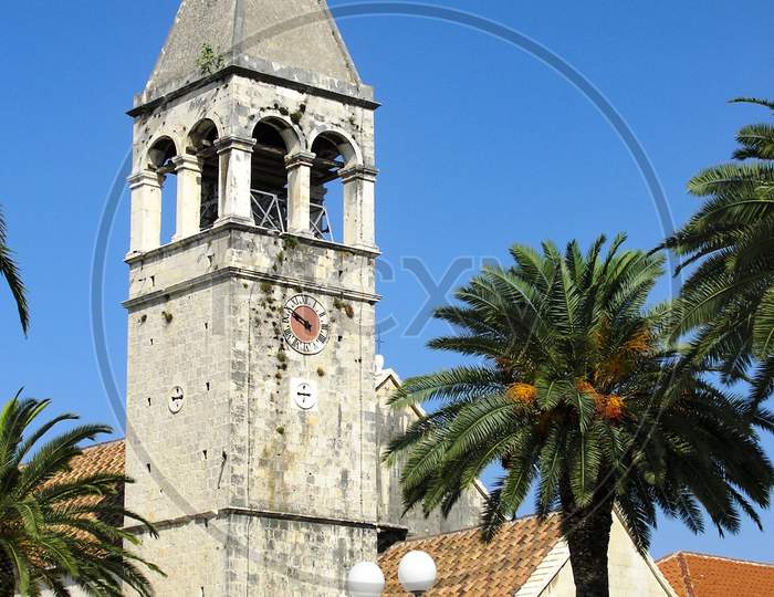 Bell Tower of St. Dominic Monastery in Trogir.