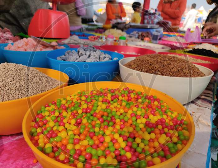 Candy and sweets at Lucknow fair
